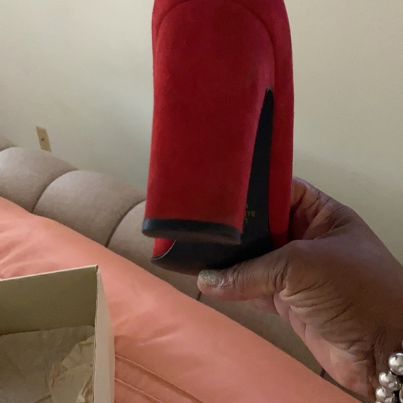 Shoes pumps.   Red. - Picture 5 of 10
